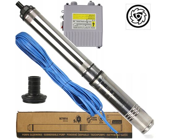 Cevna potopna črpalka 750 W 4200 L / uro 63 m 98 mm 1 - TISTO