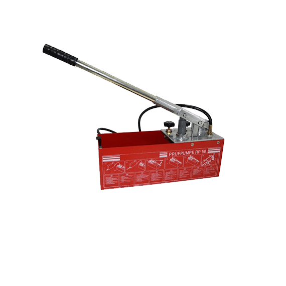 Profesionalna ročna črpalka za tlačni preizkus 50 bar s posodo - TISTO Profesionalna ročna črpalka za tlačni preizkus 50 bar s posodo - TISTO