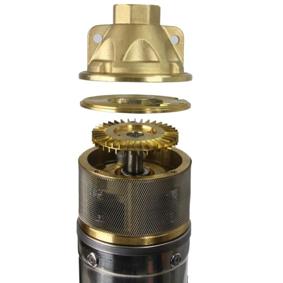 Potopna turbinska cevna črpalka 750 W 3000 L / h Ø 60 m 96 mm 3 - TISTO Potopna turbinska cevna črpalka 750 W 3000 L / h Ø 60 m 96 mm 3 - TISTO