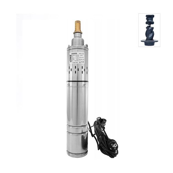 Cevna potopna črpalka 370 W 1200 L / uro 50 m 100 mm 1 - TISTO Cevna potopna črpalka 370 W 1200 L / uro 50 m 100 mm 1 - TISTO