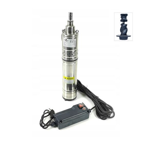 Potopna vijačna cevna črpalka 550 W 1500 L / uro 60 m 102 mm 1 - TISTO Potopna vijačna cevna črpalka 550 W 1500 L / uro 60 m 102 mm 1 - TISTO