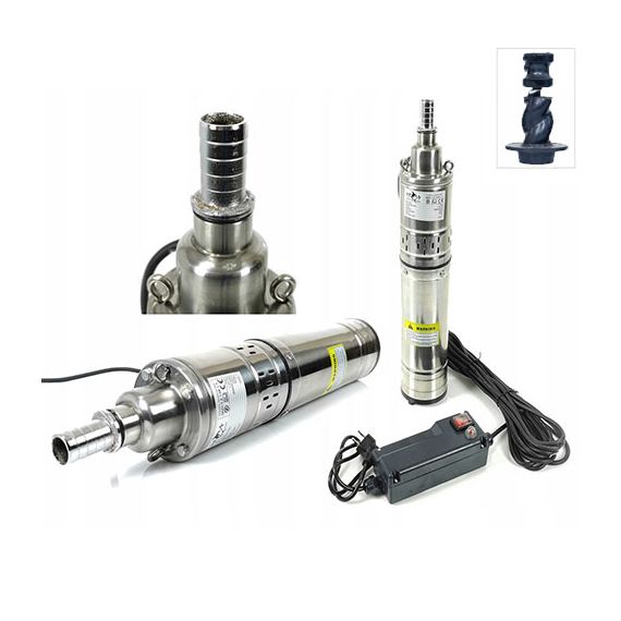 Potopna vijačna cevna črpalka 750 W 1800 L / uro 60 m 100 mm 1 - TISTO Potopna vijačna cevna črpalka 750 W 1800 L / uro 60 m 100 mm 1 - TISTO