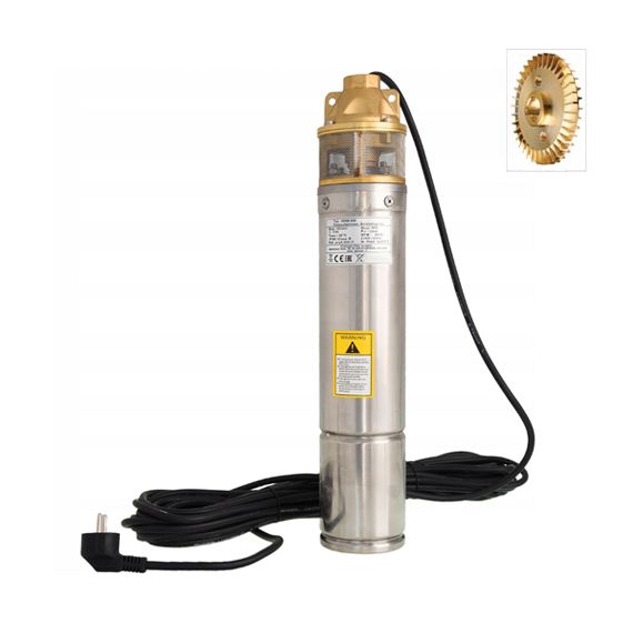 Cevna potopna črpalka 1100 W 3000 L / uro 107 m 98 mm 1 - TISTO Cevna potopna črpalka 1100 W 3000 L / uro 107 m 98 mm 1 - TISTO