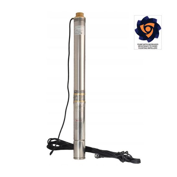 Cevna potopna črpalka 750 W 4200 L / uro 80 m 75 mm 1 - TISTO