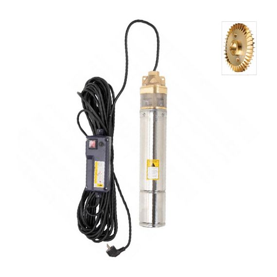 Cevna potopna črpalka 1500 W 3000 L / uro 120 m 98 mm 1 - TISTO Cevna potopna črpalka 1500 W 3000 L / uro 120 m 98 mm 1 - TISTO