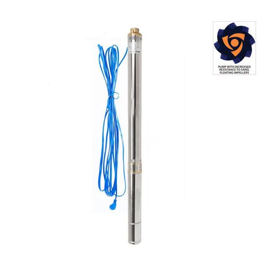 Cevna potopna črpalka 550 W 3000 L / uro 82 m 75 mm 1 - TISTO Cevna potopna črpalka 550 W 3000 L / uro 82 m 75 mm 1 - TISTO