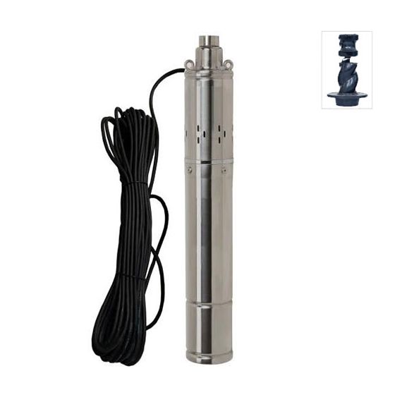 Cevna potopna črpalka 370 W 1800 L / uro 65 m 75 mm - TISTO