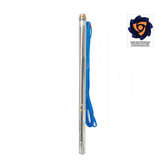 Cevna potopna črpalka 550 W 2700 L / uro 85 m 66 mm 1 - TISTO Cevna potopna črpalka 550 W 2700 L / uro 85 m 66 mm 1 - TISTO