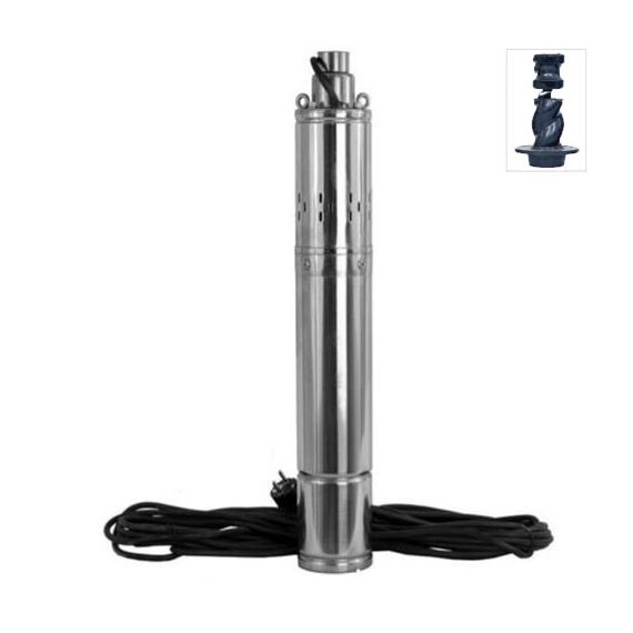 Cevna potopna črpalka 550 W 2100 L / uro 70 m 75 mm - TISTO