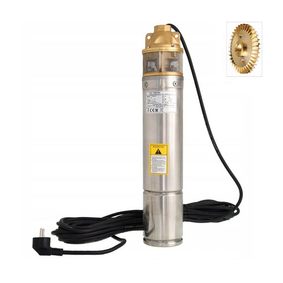 Cevna potopna črpalka 750 W 2700 L / uro 60 m 98 mm 1 - TISTO Cevna potopna črpalka 750 W 2700 L / uro 60 m 98 mm 1 - TISTO