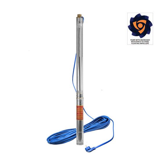 Cevna potopna črpalka 1500 W 6000 L / uro 108 m 75 mm 1 - TISTO Cevna potopna črpalka 1500 W 6000 L / uro 108 m 75 mm 1 - TISTO