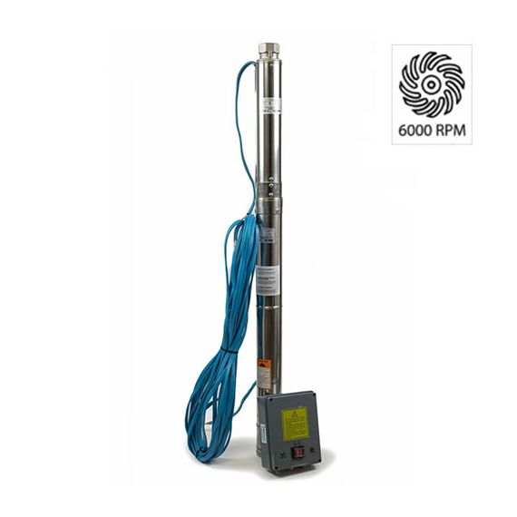 Visokohitrostna cevna potopna črpalka 1100 W 9000 L / uro 75 m 78 mm 160 - 250 V 1 - TISTO Visokohitrostna cevna potopna črpalka 1100 W 9000 L / uro 75 m 78 mm 160 - 250 V 1 - TISTO