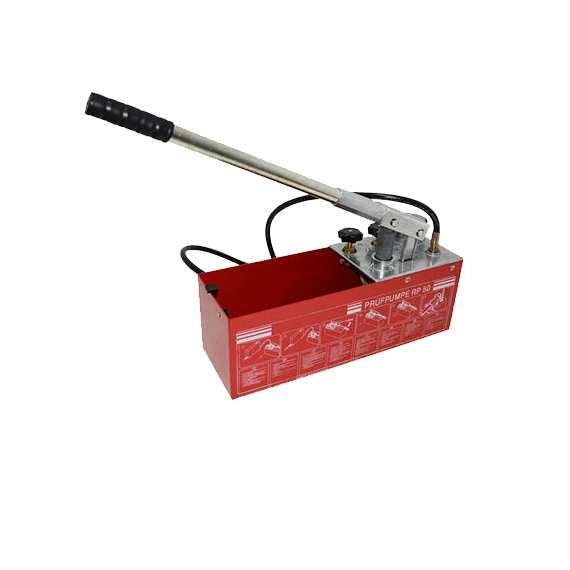 Profesionalna ročna črpalka za tlačni preizkus 50 bar s posodo - TISTO