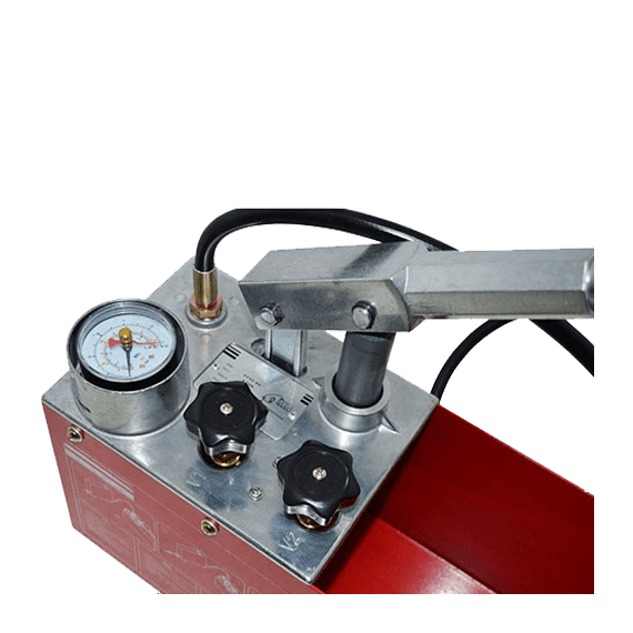 Profesionalna ročna črpalka za tlačni preizkus 50 bar s posodo - TISTO